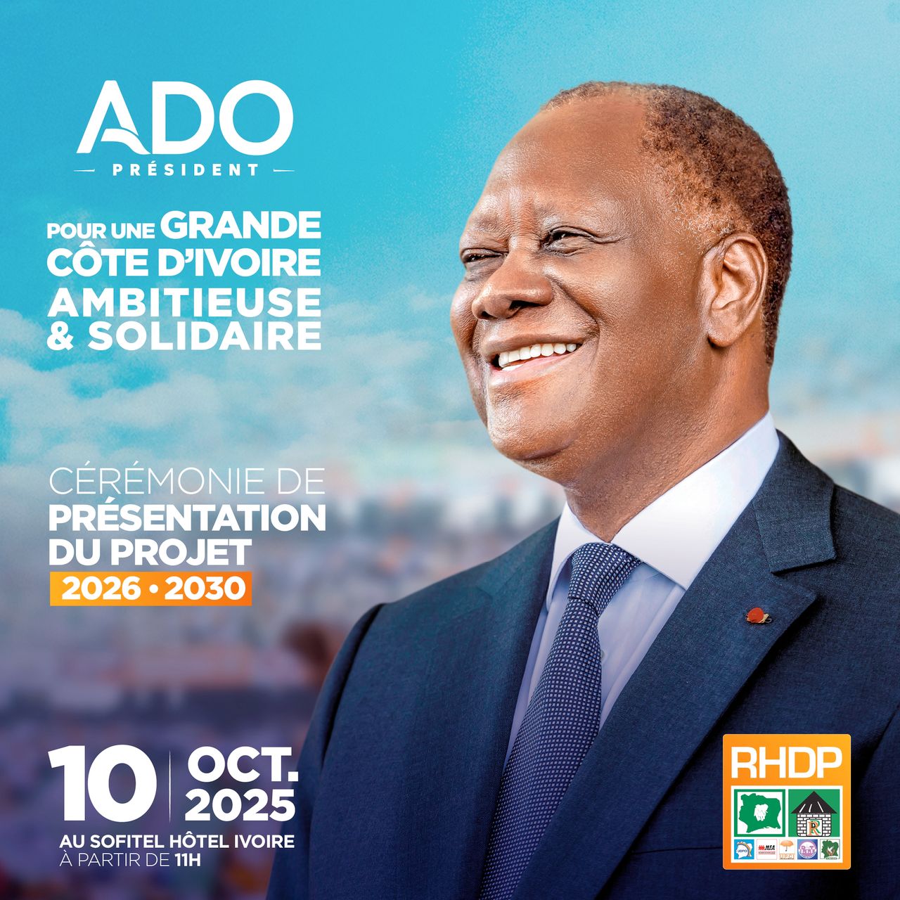 Lancement du Projet 2026-2030 : Pour une Grande Côte d'Ivoire Ambitieuse & Solidaire